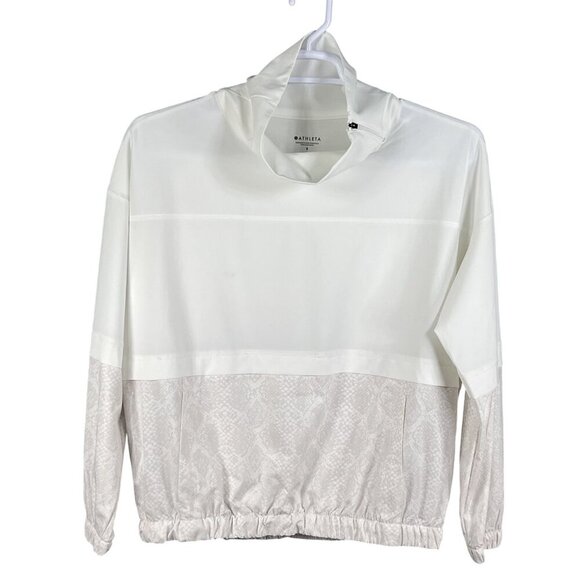 Athleta Womens S Run With It Snake Print Pullover Jacket Windbreaker Athleisure - Picture 3 of 16